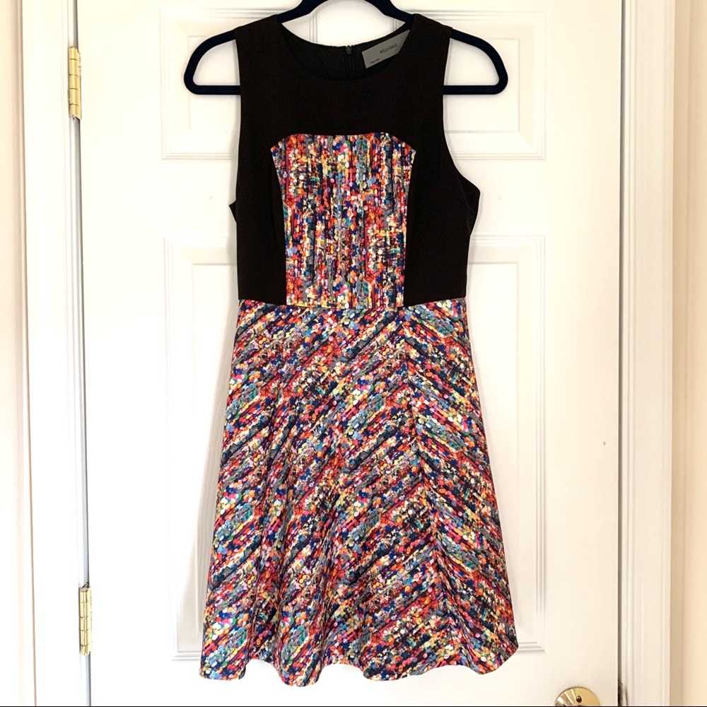 Wells Grace Multicolored Printed Dress Size Small